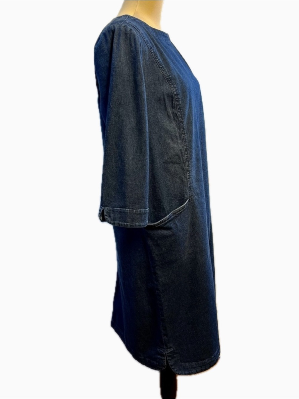 J. Jill Blue Denim Dress - Picture 3 of 16